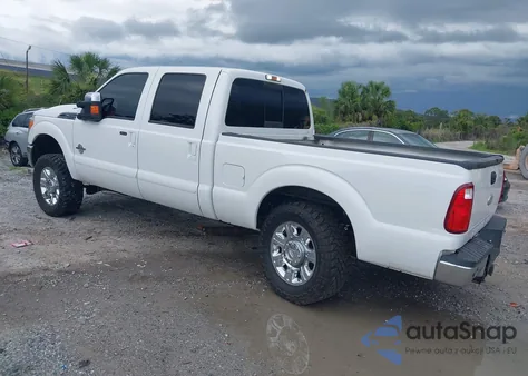 2012 Ford F250 Lariat из США, поврежденный, VIN 1FT7W2BTXCEA99983